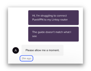 PureVPN Review 28 - PureVPN purevpn-live-chat-response-time