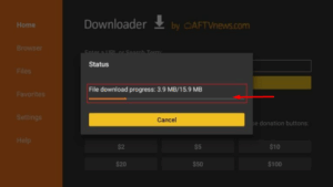 File download progress