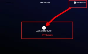 Select the Connect VPN button 